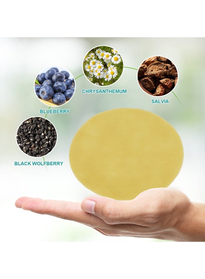 سوميفون لصقات سومي فن للعين باللوتين: تخفيف موضعي لإجهاد العين، تقليل الاحمرار، وترطيب يدوم طويلاً (20 لصقة) - Image 3